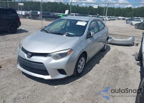 2015 Toyota Corolla L из США, поврежденный, VIN 2T1BURHE0FC437562